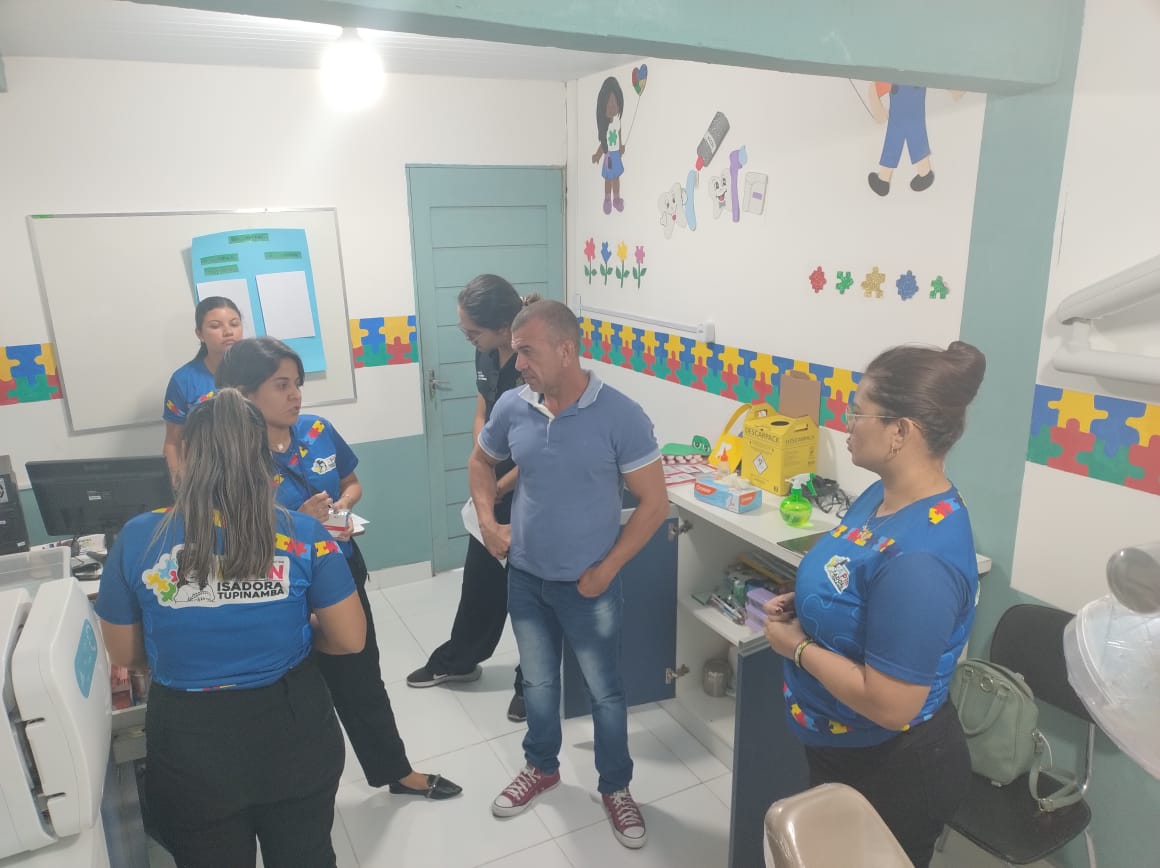 Visita de monitoramento a instituição de saúde